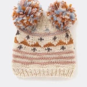 Matilda Jane Adele Girls Winter Double-Pom Hat Medium